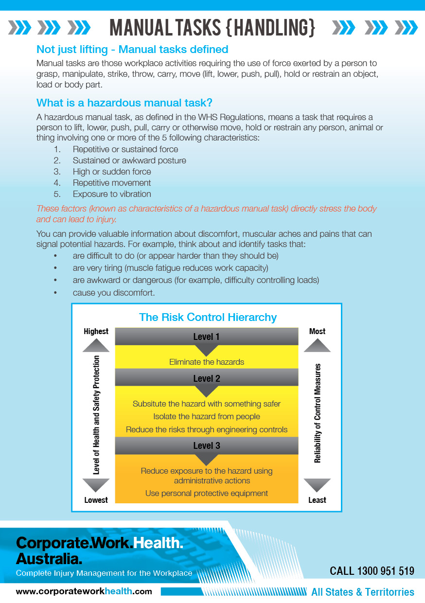 Manual Handling Template