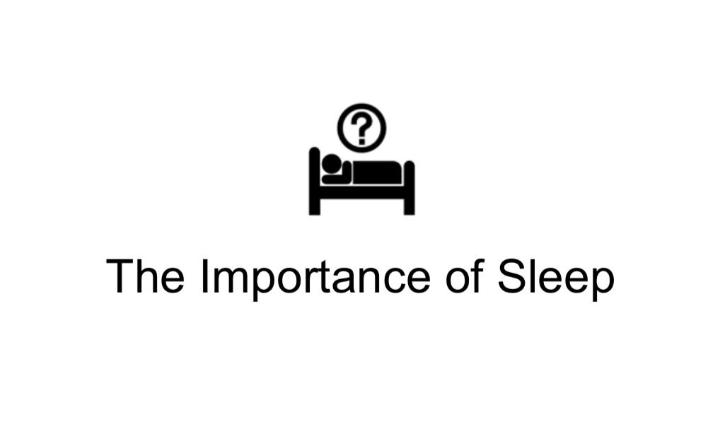 the importance of sleep 2