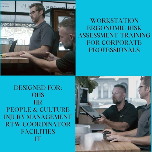 Online workstation ergonomic training for the corporate professional